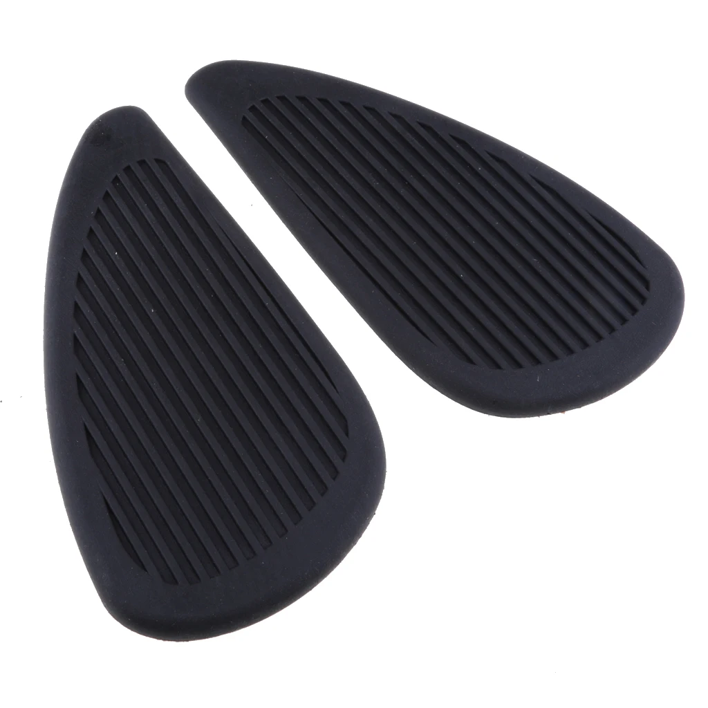 Pair Motorcycle Tank Traction Pad Side Fuel Gas Grips Decals for Yamaha