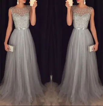 

Elegant Muslim Evening Dresses A-line Cap Sleeves Tulle Beaded Islamic Dubai Saudi Arabia Long Evening Gown Prom Dress