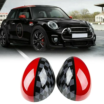 

Car Door Side Mirror Cover Caps for Mini Cooper Hardtop F54 F55 F56 F57 F60 Series JCW Style