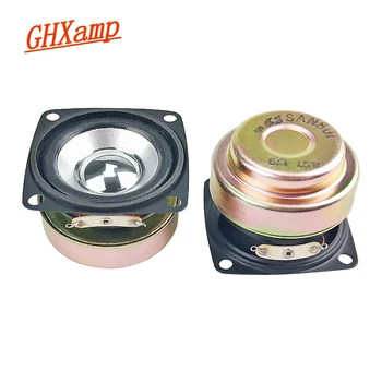 

GHXAMP 2 Inch Full Range Speaker 8OHM 15W Dual Magnetic Full Frequency Speaker Cloth Edge Sound Transparent For Home Audio 2pcs