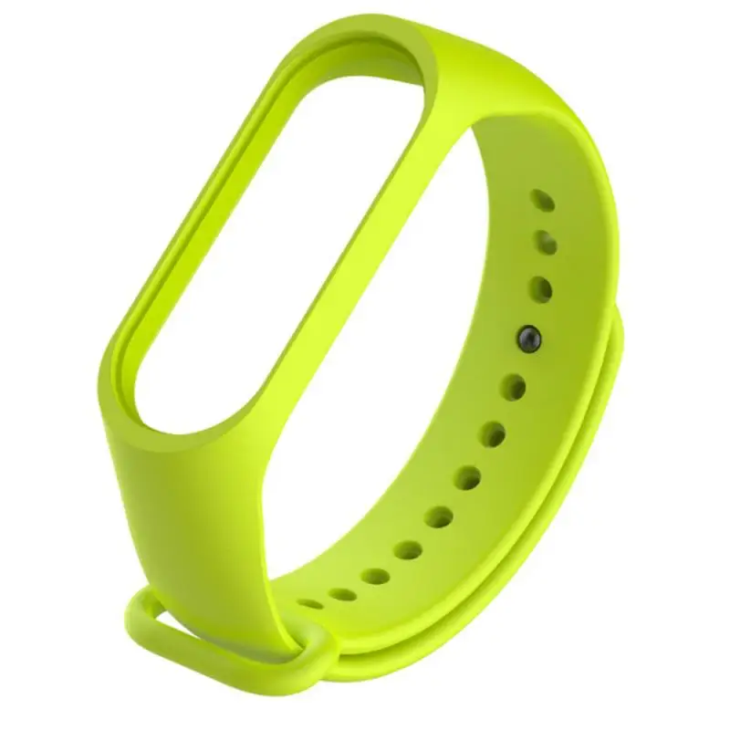 Практичный смарт-браслет ремешок для Mi Band 3 браслет часы с ремешком фитнес Замена - Цвет: Зеленый