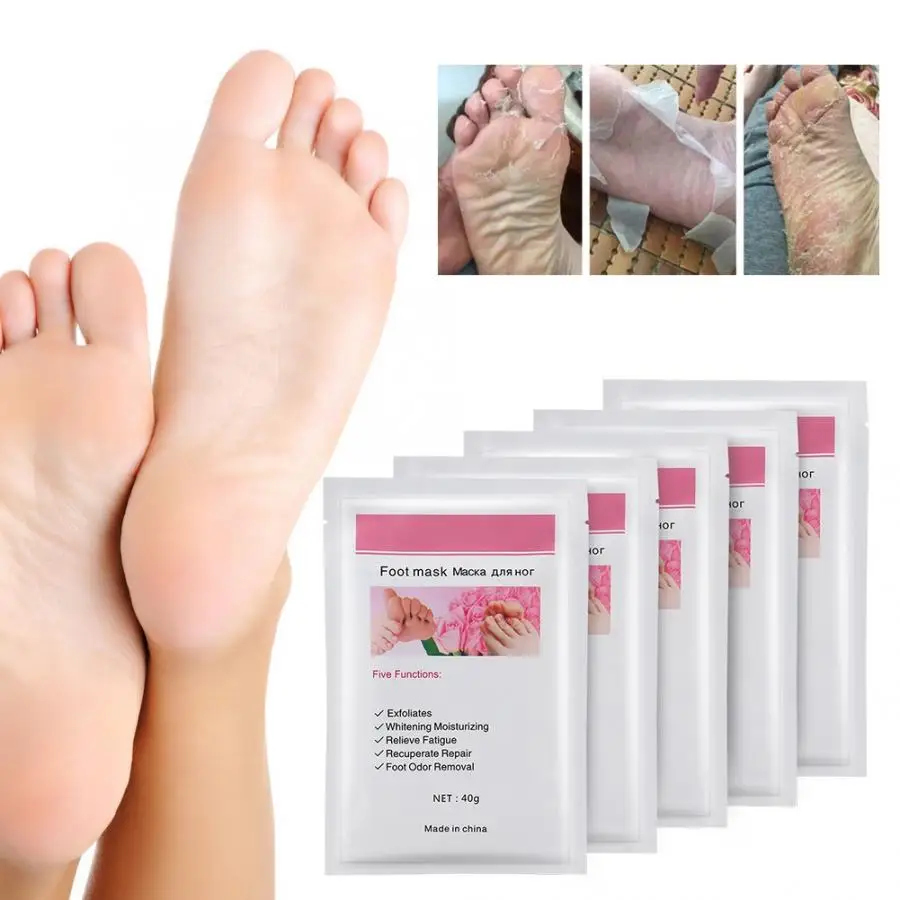 5pcs Moist Foot Exfoliation Removal Moisturizing Mask Dead Skin Care |