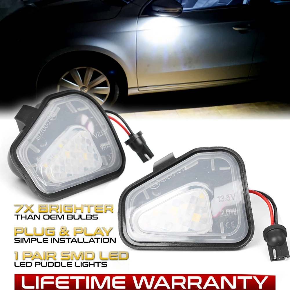 2 шт. 6000 К белый светодиодный светильник с боковым Зеркалом Для VW CC Passat B7 3C Beetle Scirocco