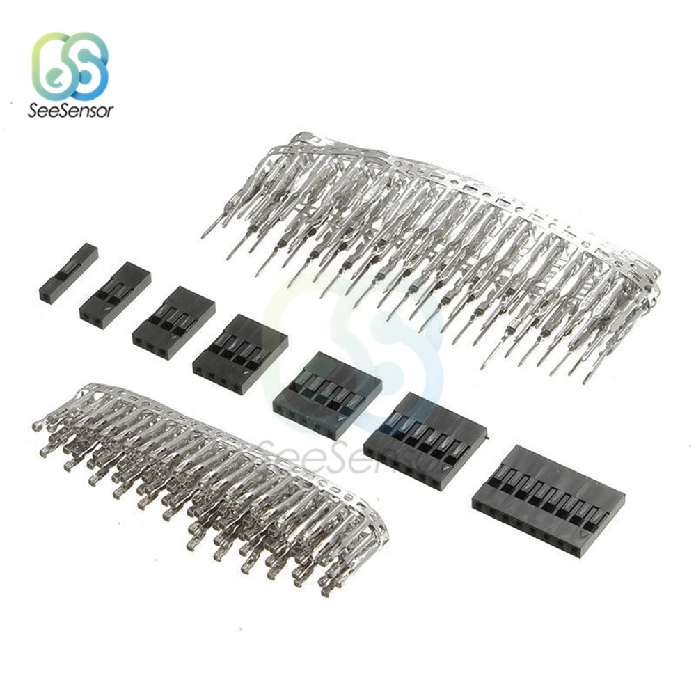 310pcsSet254mmDupontWireJumperPinHeaderConnectorHousingKit