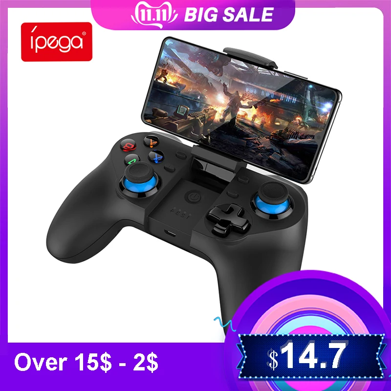 

IPEGA 9129 Wireless joystick for Android Smart TV Box PC Phone Gamepad Pubg Controller Mobile Trigger Joypad VR Game Console Pad