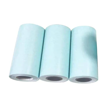 

3rolls 57x30mm Practical Home Office Printable Sticker Paper Label Strong With Self-adhesive Direct Thermal For Peripage A6