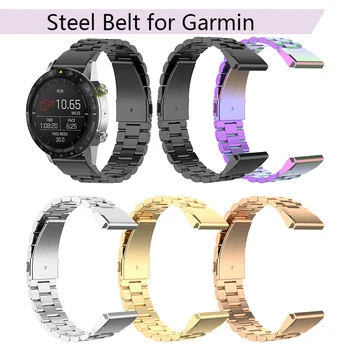 

Metal Watchband Strap for Garmin Forerunner945 935 MARQ Fenix5plus Fenix5 Quatix5 Quatix5 Sapphire Approachs60 Sport Wristband