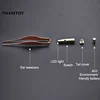 Baby Ear Cleaner Tweezer Soft Ear Picks LED Flash Light Ear Wax Curette Picker Ear Cleaning Tools Ear wax Dig removal Earpick 4