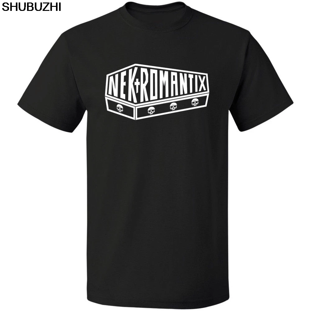 

Nekromantix Logo Retrno Vintage T-shirt Size Free Shipping Printed Round Men T Shirt Cheap Price Top Tee Punk Tops