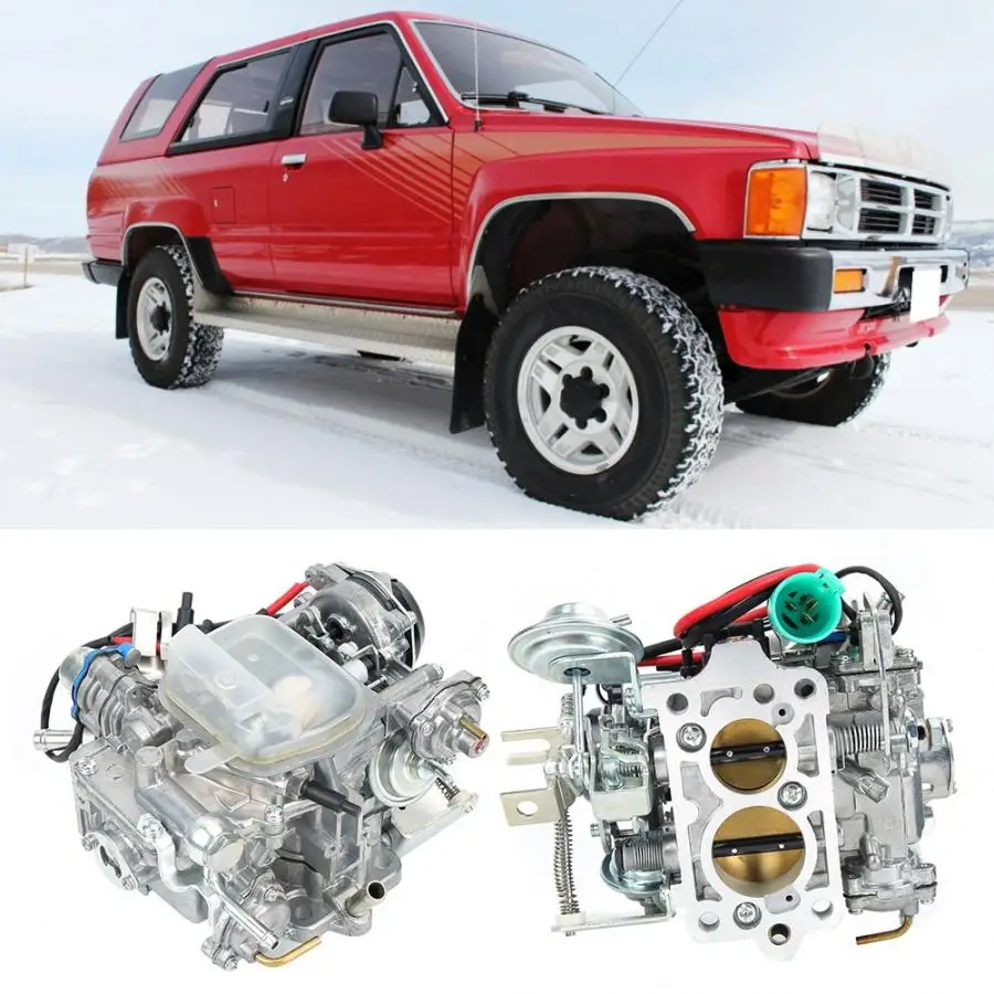Железный Карбюратор Carb ПОДХОДИТ для Toyota pick up Base 2.4L 2366cc L4 руководство 1983-1987 2366cc