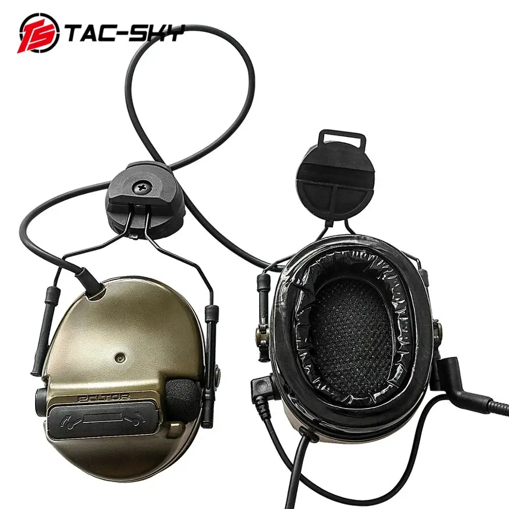 COMTAC TAC SKY comtac iii шлема быстрого трека кронштейн версия силиконовые наушники