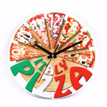 

Vintage Wooden Wall Clock Creative Mute Living Room Round Wall Clock Kitchen Nordic Wall Watches Home Decor 6W696