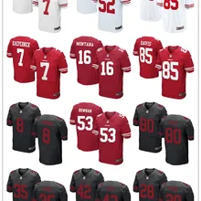 Stitiched San Francisco s Colin Kaepernick Патрик Уиллис Джо Монтана Jerry Rice NaVorro Bowman для молодых детей Джерси