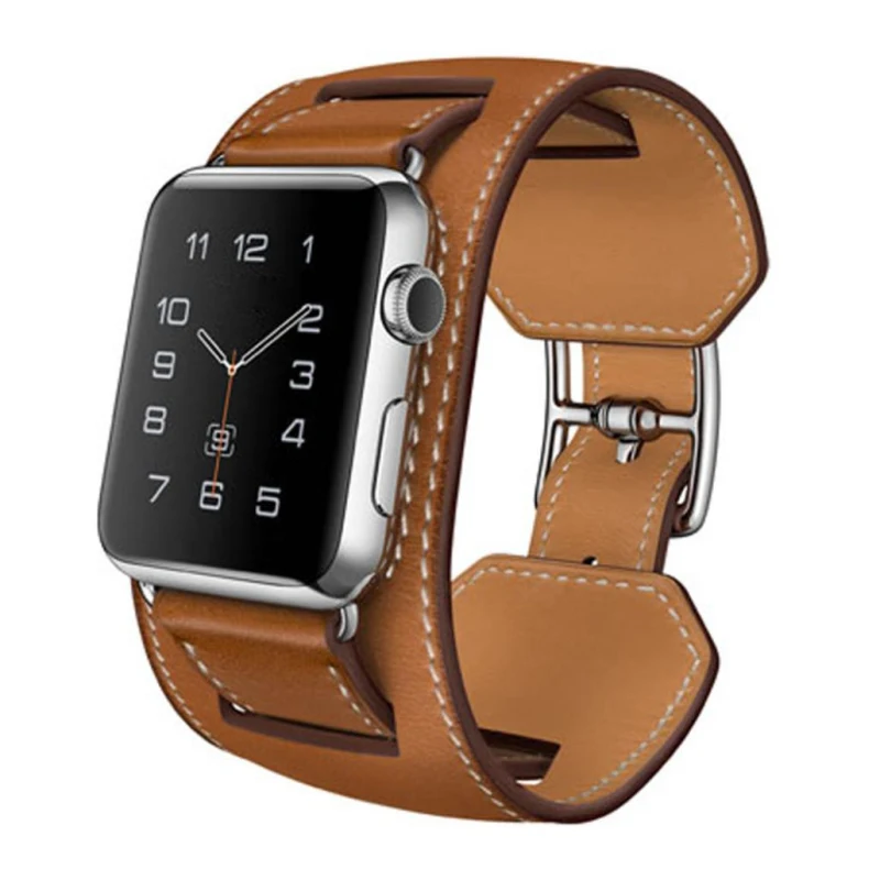 Наручный ремень для Apple Watch Band кожаный ремешок 42 мм 38 мм ссылка браслет для iWatch ремешок серии 4 3 2 1