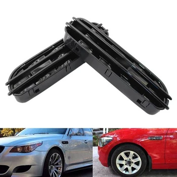 

Car Side Fender Mesh Air Flow Vents Grille for BMW E60 M5 E61 E39 E90 M3 E46 Black