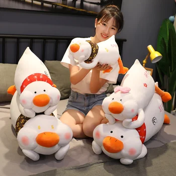 

Net red cheering duck doll plush toy cute little duckling doll girl girl sleeping on the bed with pillow decompression sleeping
