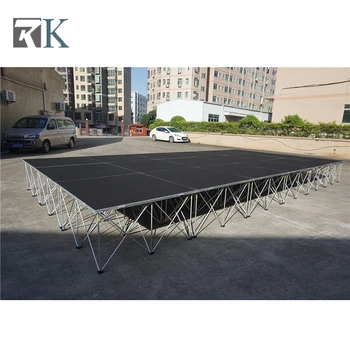 

Mobile durable smart stage platform desk folding riser for truss display concert wedding event