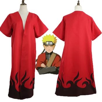 

Anime Naruto Uzumaki Naruto cloak costume uniform cosplay Halloween Christmas Party Costume
