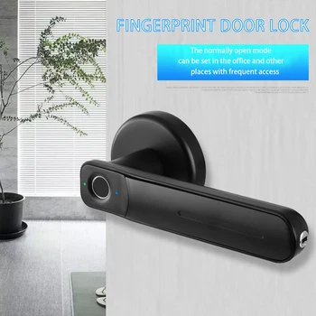 

Security Sensitive With Keys Battery Operated Fingerprint Door Lock Smart Biometric Home Office Anti Theft Apartment USB Port