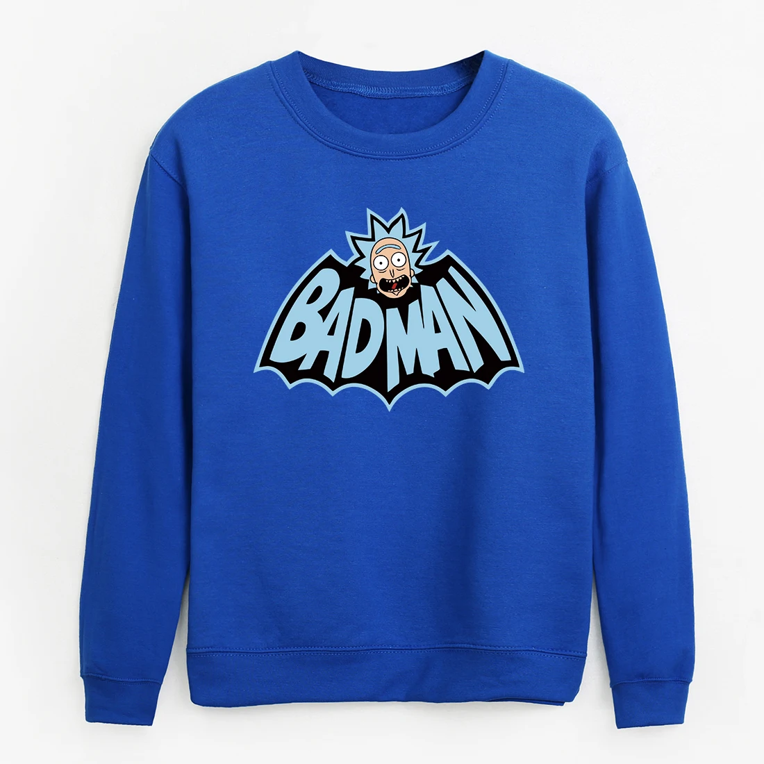 Мужской пуловер Schwifty Рик и Морти толстовки забавные крутые аниме повседневные футболки хлопок толстовка с капюшоном Забавный учёный - Цвет: blue
