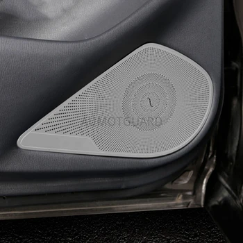 

For Mazda ATENZA 2020 Car Door Horn Cover Modification Decoration Stainless Steel Audio Cover Car Accessories