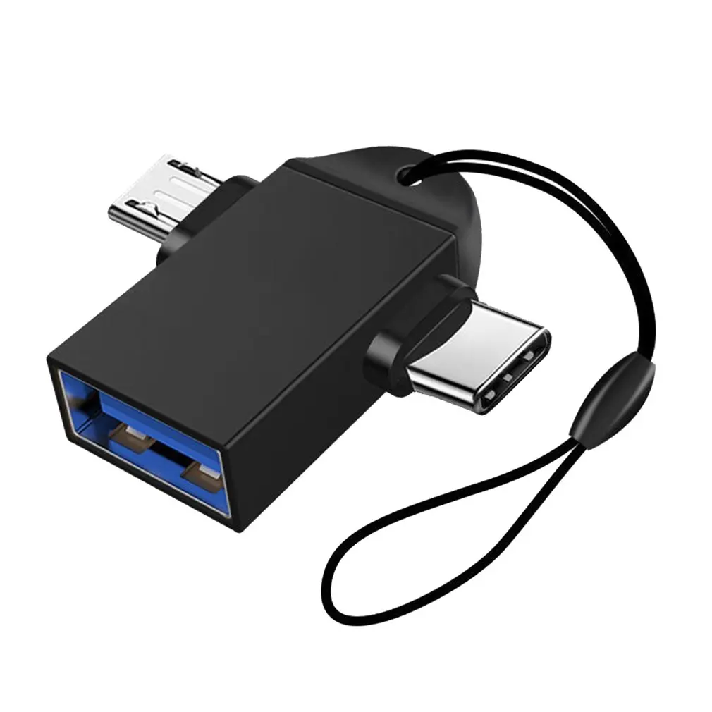 Мини-адаптер OTG Type-C 2-в-1 кабель для планшета Xiaomi жесткого диска флэш-накопителя