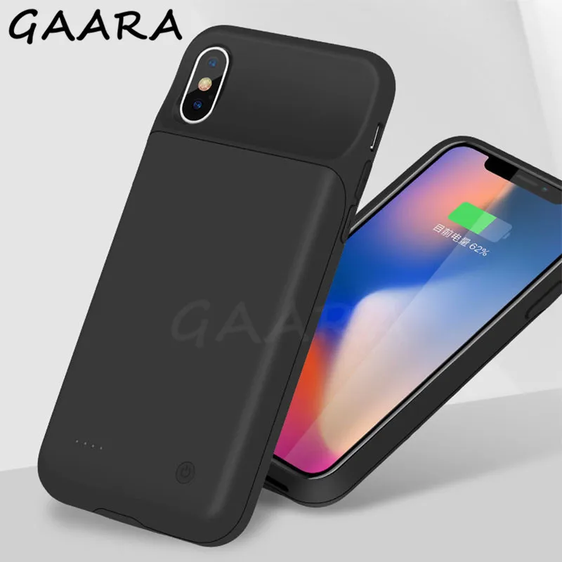 

3200mAh 4000mAh Thin Battery Charging Case Magnetic Adsorption Wireless External Backup Power Bank Case for iPhone XR X XS Max