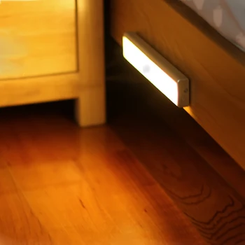 

Motion Sensor Light Bedroom Bedside Night Light For Children Closet Night Security Lamp Wall Light Balcony Indoor Lighting