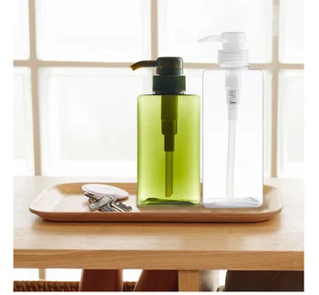 

Square Split Empty Bottle Makeup Sample Lotion Press Shampoo Conditioner Shower Gel Hand Lotion Refillable Bottle