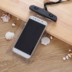 Sealing Waterproof Phone Bags with Strap Protect Bag Dry Pouch Protective Case Cover 3.5 inch -6 inch Smart Phone Swimming Bags