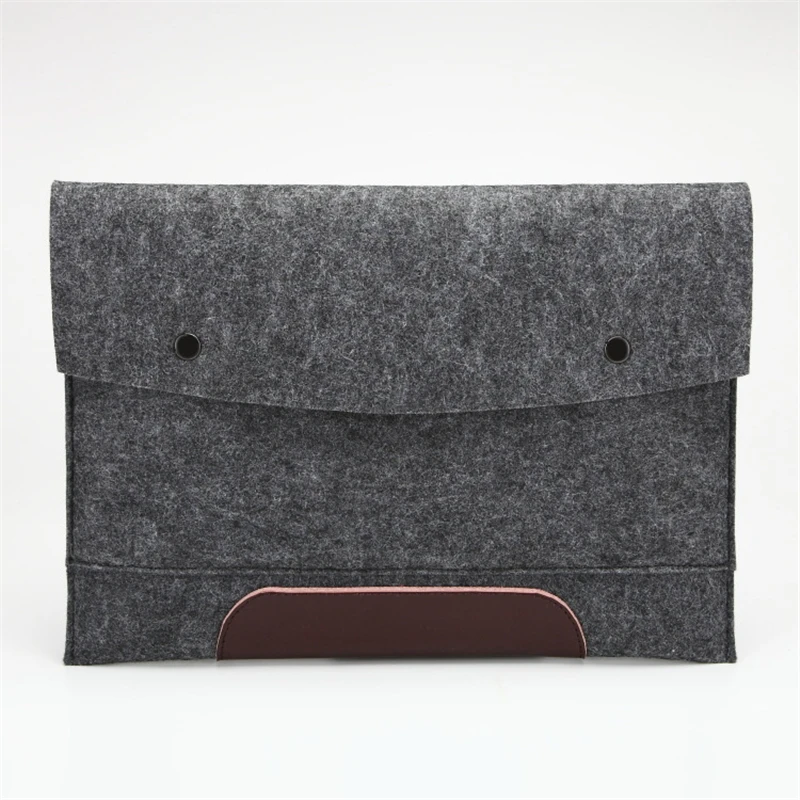 Laptop Case 14 Inch for MacBook Pro Laptop Bag 13/15 Inch Felt Business Genuine Leather Laptop Bag Laptop Sleeve Case