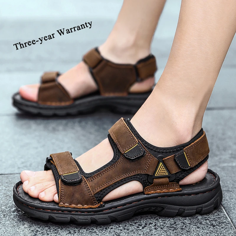 Big Size 3848 Hot Sale Men's Sandals Genuine Leather Men Sandals Casual Sandals For Men Outdoor