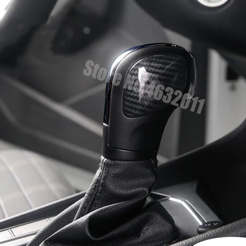 ABS матовая/углеродное волокно панель для рычага переключения передач Touareg Polo Golf 4 6