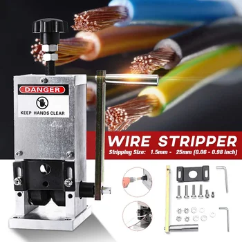 

Wire Cable Stripper Stripping Machine For Copper Wire Recycle Manual Cable Crimping and Peeling For Wire Cable Stripper Cutting
