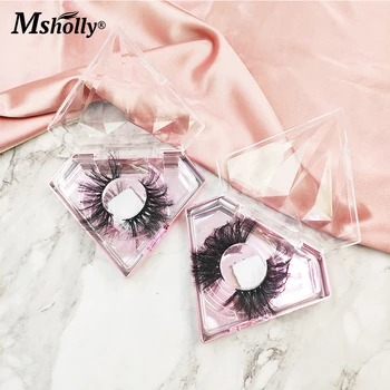 

Mink Eyelashes Set 6 Pairs Diamond Box False Eyelashes Natural Fluffy False Eyelashes Handmade Soft 3D Mink Eyelashes Eye Makeup