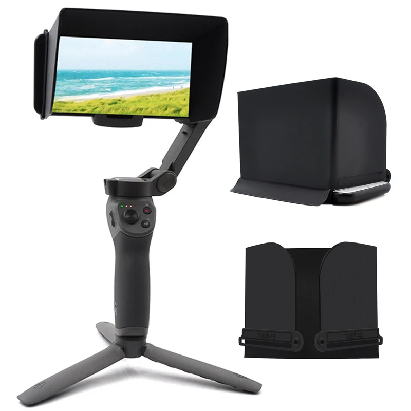 STARTRC Handheld Gimbal Stabilizer Accessories Sunshade 4.7-5.5 inch Smartphone sun hood For DJI OSMO Mobile 2 3 4 Accessories