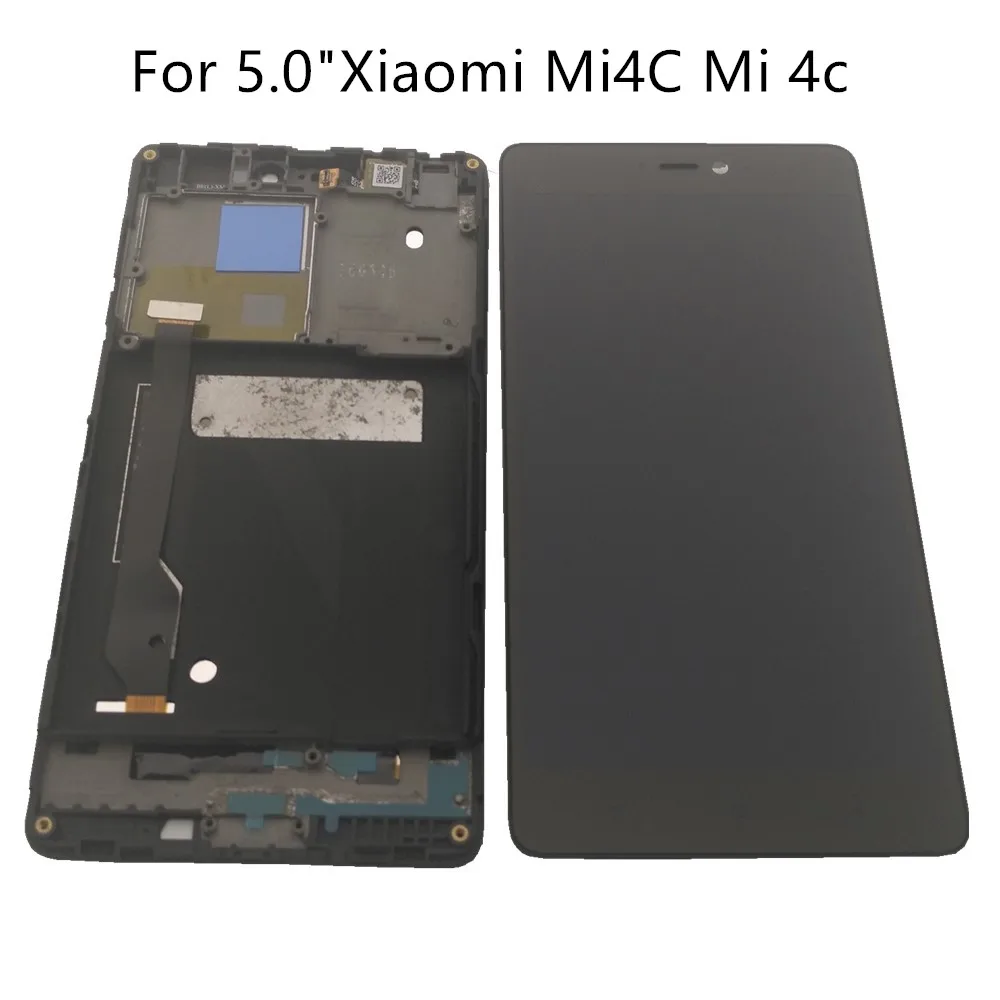 Оригинальный ЖК дисплей и дигитайзер сенсорного экрана в сборе для Xiaomi Mi4C Mi 4c 5 0
