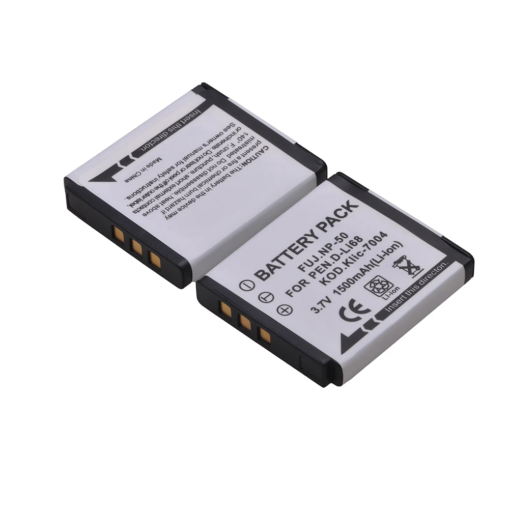1500 мА · ч NP 50 FNP50 NP50 KLIC 7004 D Li68 X10 X20 F50 F75 F665 F775 F900 EXR F505 F305 F85 F200 F100 F50FD.|Цифровые