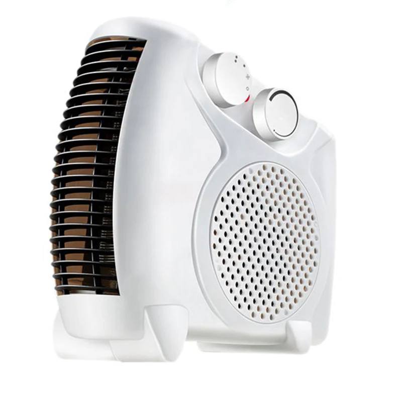 

New Hot Electric Heater Desk Fan Heater Portable High Power Warmer Hot Winter Electromechanical Heater EU Plug