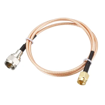 

uxcell SMA Male to F Type Male RF Coaxial Coax Cable