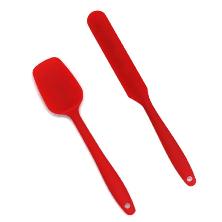 Красная кухонная утварь 5 шт. термостойкие силиконовые кухонные инструменты для