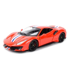 Bburago 1:24 488 PIsta F40 250GTO F12 tdf 599GTO 458 Spider Sports Car статическая литая модель сплава Модель автомобиля