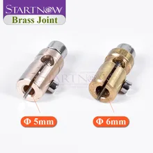 Высокое качество Латунное соединение внутренний диаметр. 5 мм 6 мм электрод концевой патрон для ксеноновой Криптон лампы 1064nm YAG волоконный лазерный станок запчасти