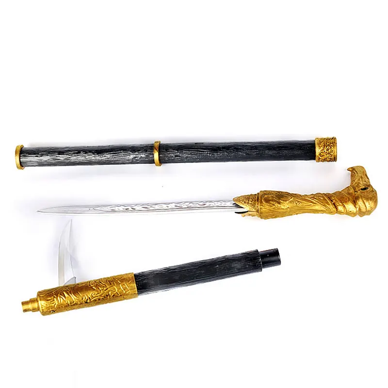 

Anime Movie Ouxiong/Syndicate COSPLAY Weapon 1:1 Action Figure Crutches Sword Sleeves and Arrows Weapons Model Toys Kids Toys