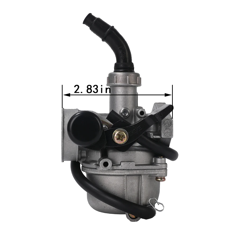 Motorcycle Carburetor Hand Choke PZ19 Carb For 50cc 70cc 90cc 110cc 125cc ATV Quad 4 Wheeler Dirt Bike Motorbike With Air Filter