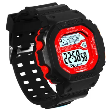 

Fashion Children Sports Style Watch Multifunction Student LED Electronic WristWatches Kids Alarm Clock Kids Boy Hour Date C314