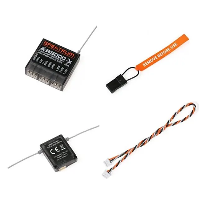 Spektrum AR8000 2.4GHz 8CH  Receiver Support DSM2 DSMX W/ Extended Satellite for JR Spektrum DX7s DX8 DX9 Dx18 Transmitter