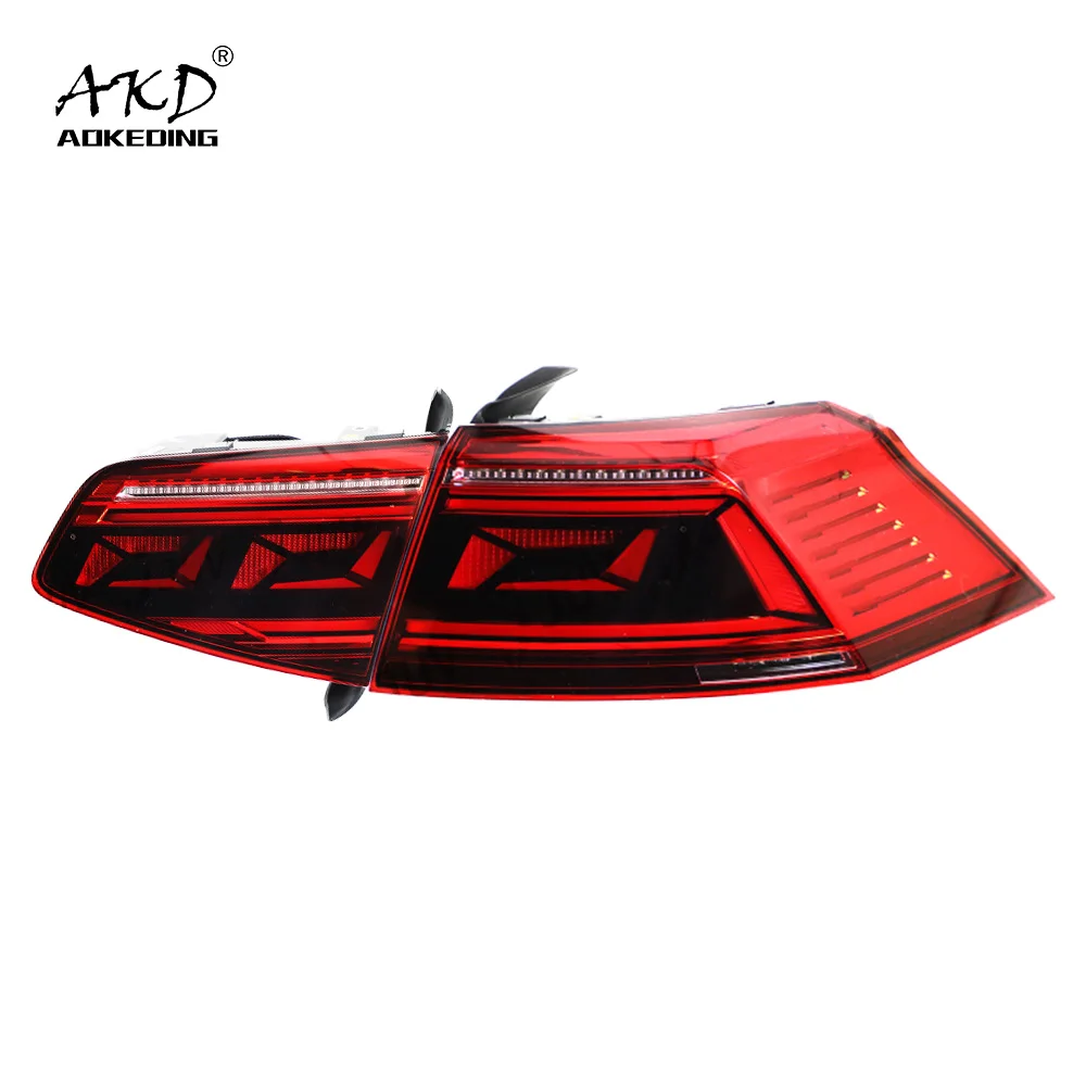 US $368.00 AKD Car Styling Tail Lamp for Passat B8 Tail Lights Upgrade Passat B85 LED Tail Light Signal DRL Stop Rear Lamp Accessories