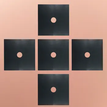 

5PCS Stove Burner Covers Universal Teflon Gas Hob Liners Stovetop Protectors Gas Range Protectors for Cooking