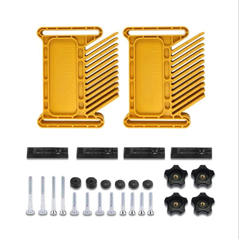 Многоцелевой набор перьев Loc board Double Featherboards Miter Gauge Slot деревообрабатывающие